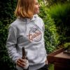 sweat femme gustou brodé gris