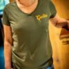 T-shirt femme kaki Gustou